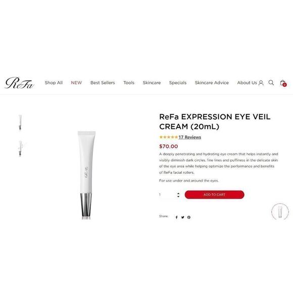 NWT Refa EYE VEIL CREAM and JEWEL MASK Set Agent provocateur: NuFace, Currentbod - Picture 3 of 6